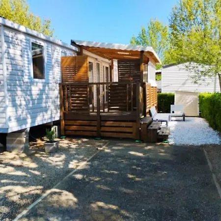 Mobil-home Vi 58 A - La Carabasse - Siblu Avec Piscine Payante Сasa de vacaciones *