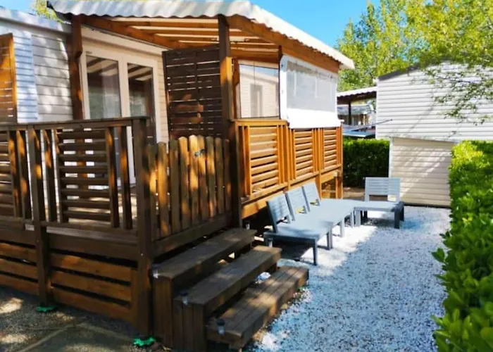Mobil-home Vi 58 A - La Carabasse - Siblu Avec Piscine Payante Hébergement de vacances Vias