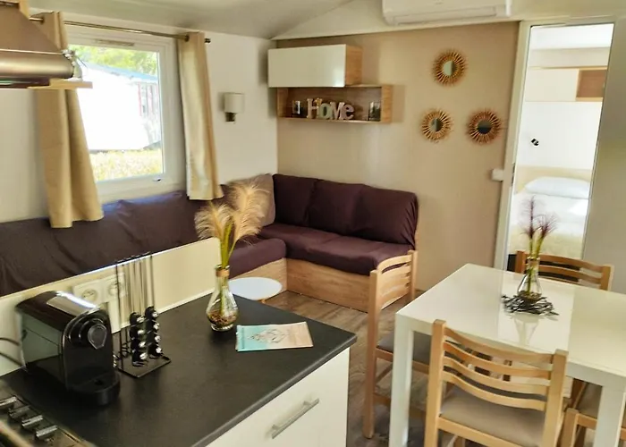 Mobil-home Vi 58 A - La Carabasse - Siblu Avec Piscine Payante *
